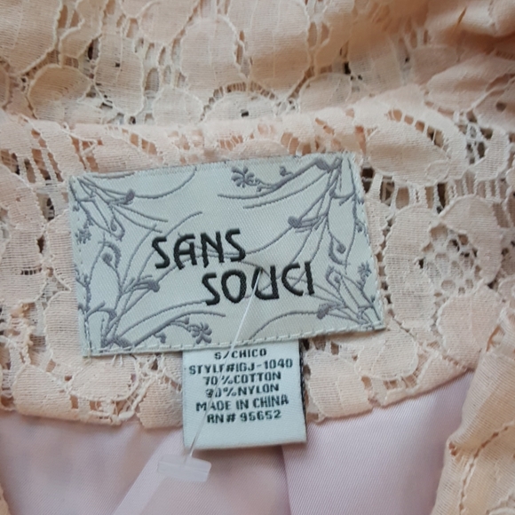 Women's peach blazer - Picture 3 of 3